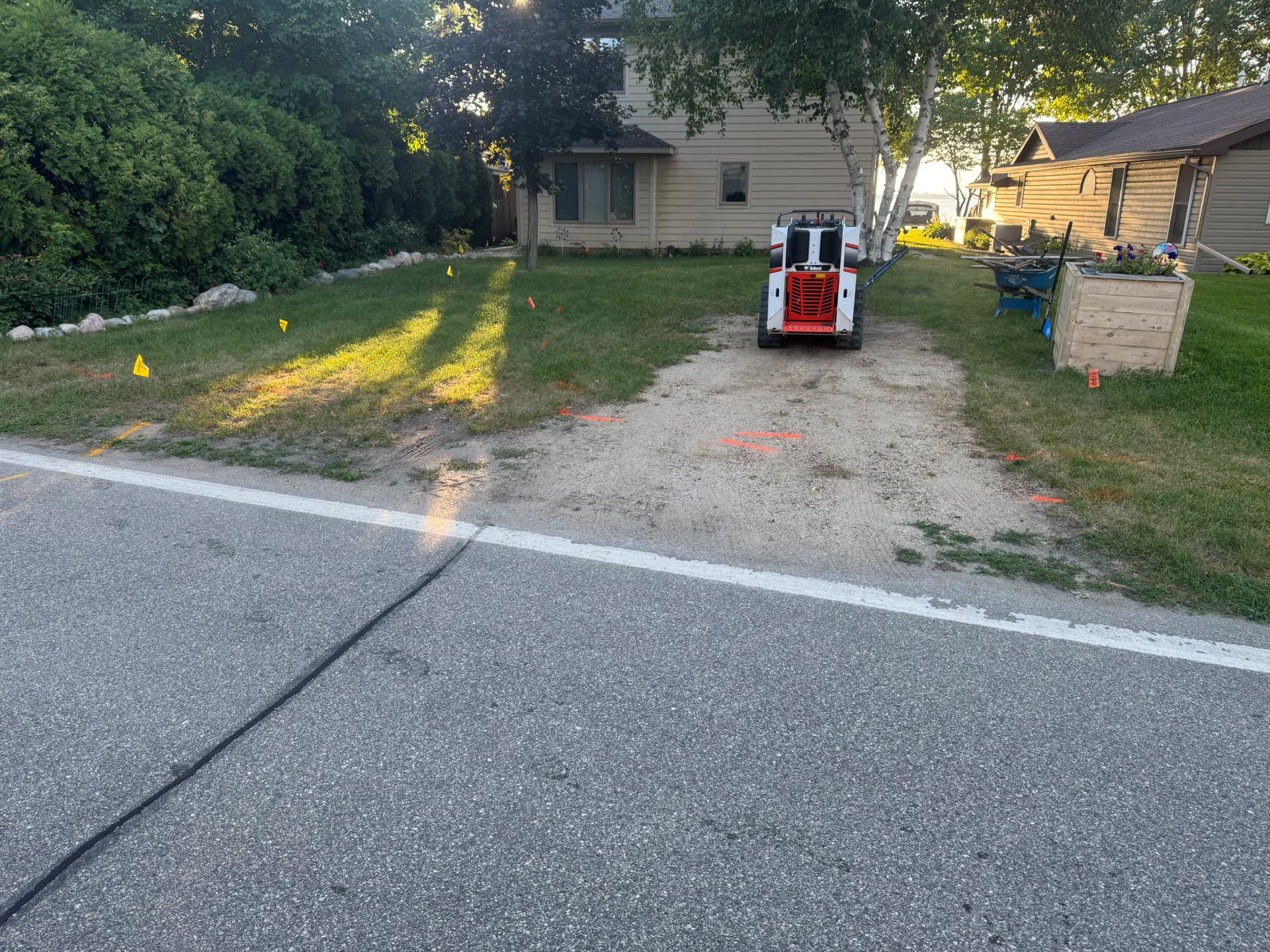 Gallery photos for Paver Driveway and Sidewalk Install at Green Lake: Image #1