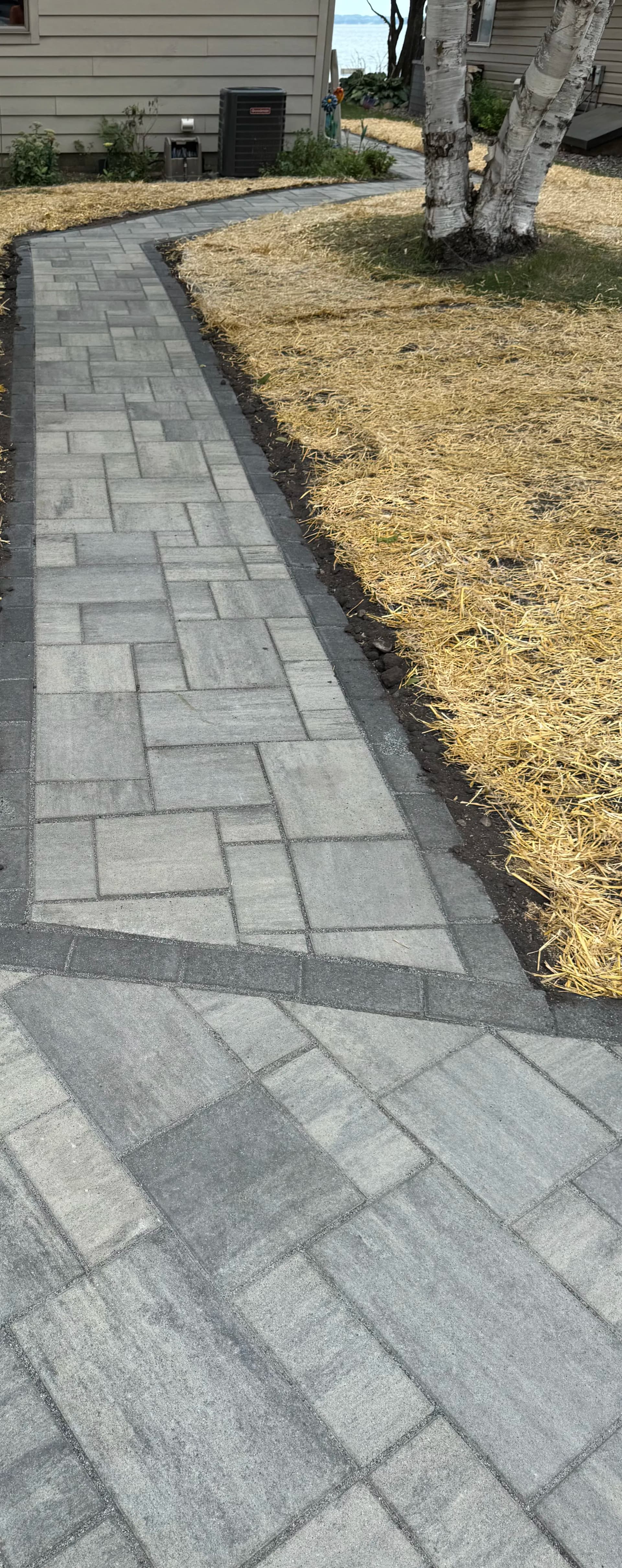 Gallery photos for Paver Driveway and Sidewalk Install at Green Lake: Image #2